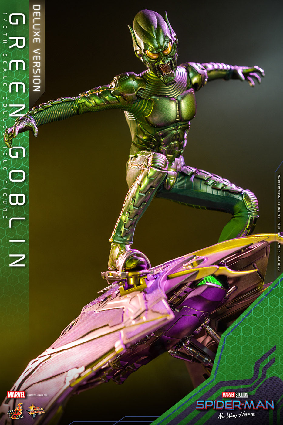 Movie Masterpiece "Spider-Man: No Way Home" 1/6 Scale Figure Green Goblin [w/Bonus Accessory] (Toy Sapiens Exclusive)