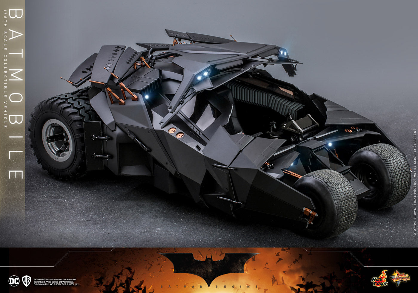 Movie Masterpiece "Batman Begins" 1/6 Scale Vehicle Batmobile