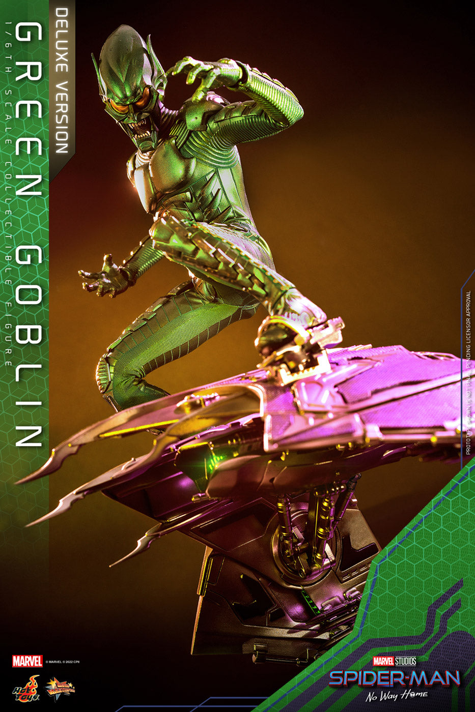 Movie Masterpiece "Spider-Man: No Way Home" 1/6 Scale Figure Green Goblin [w/Bonus Accessory] (Toy Sapiens Exclusive)