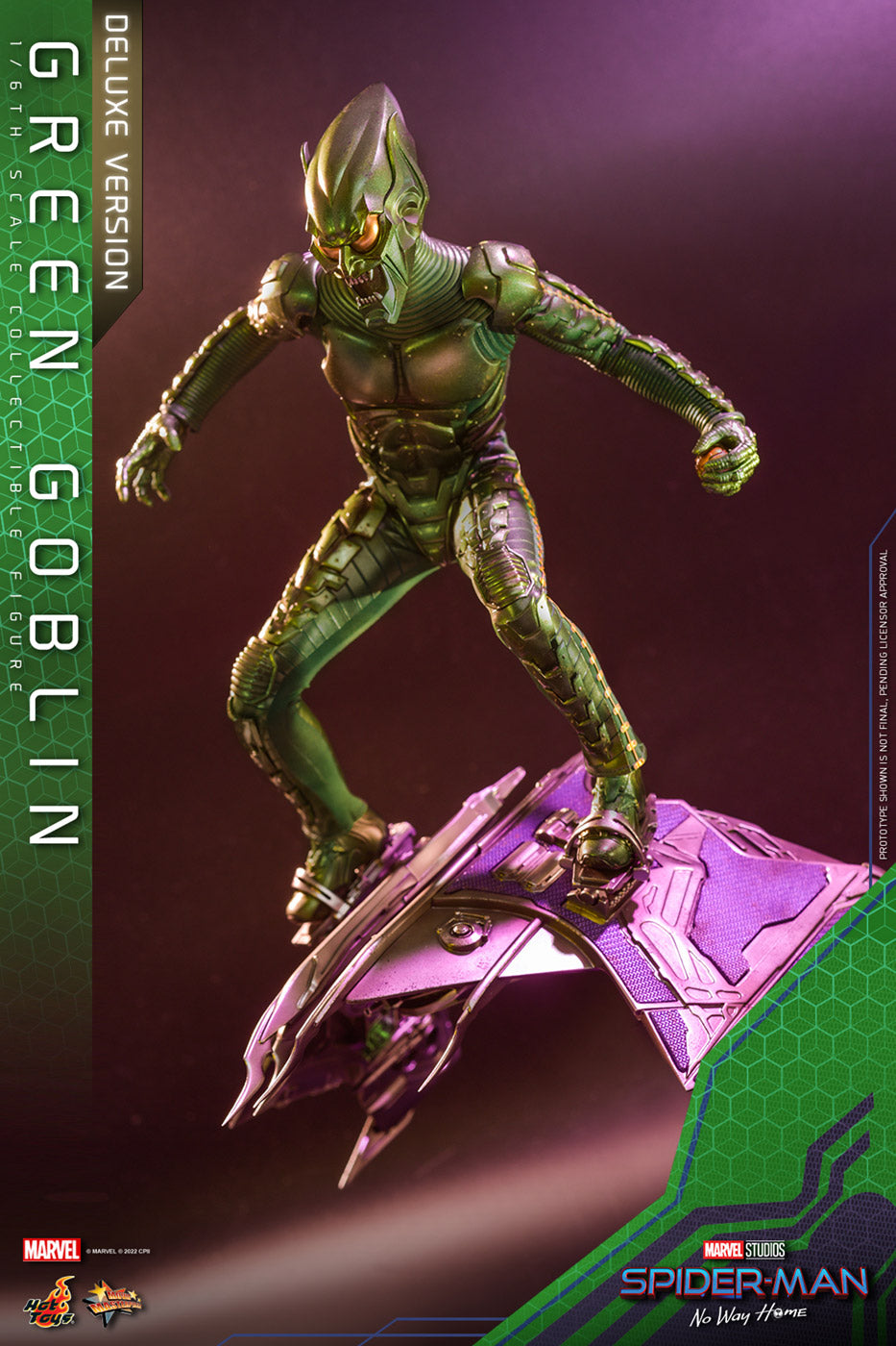 Movie Masterpiece "Spider-Man: No Way Home" 1/6 Scale Figure Green Goblin [w/Bonus Accessory] (Toy Sapiens Exclusive)