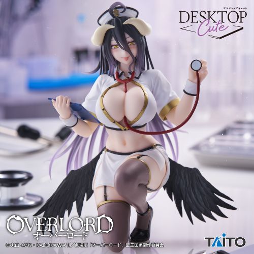 Overload Desktop Cute Figure Albedo - Nurse Ver.