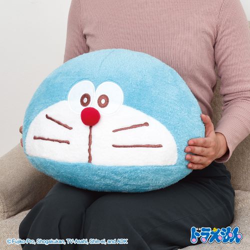Doraemon Lap Dome-Shaped Cushion MARUCUTE