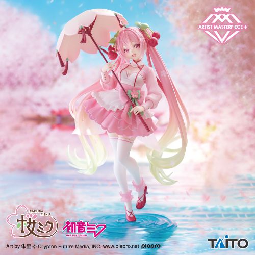 Sakura Miku AMP＋ Figure - Sakura Dress Ver.