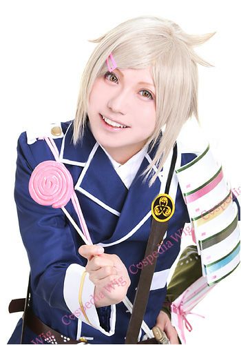”Touken Ranbu”Houchou Toushirou style cosplay wig | animota