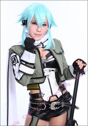 Sword Art Online” Sinon style cosplay wig animota