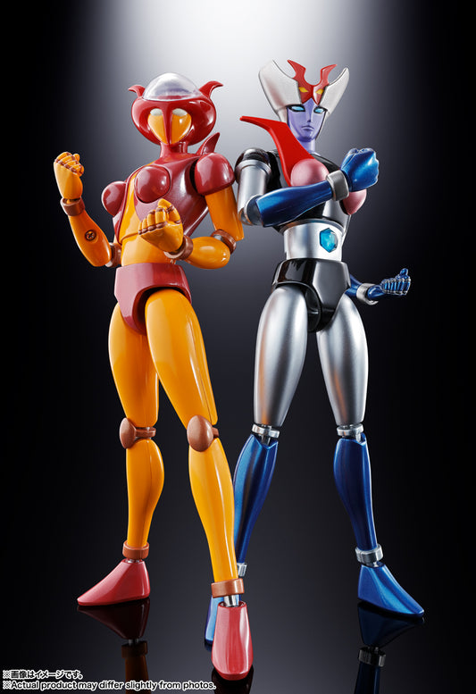 Soul of Chogokin "Mazinger Z" GX-08R Aphrodai A vs GX-09R Minerva X | animota