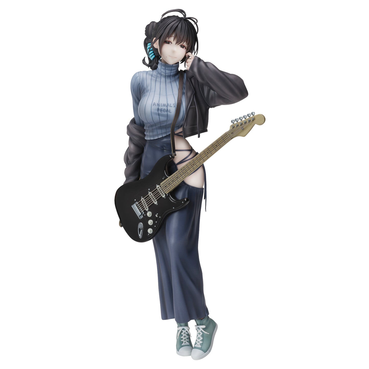 Hitomio16 Illustration Guitar Sisiter (Meimei) Backless Dress | animota