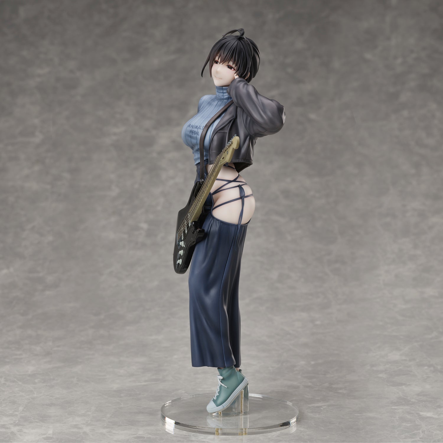 Hitomio16 Illustration Guitar Sisiter (Meimei) Backless Dress