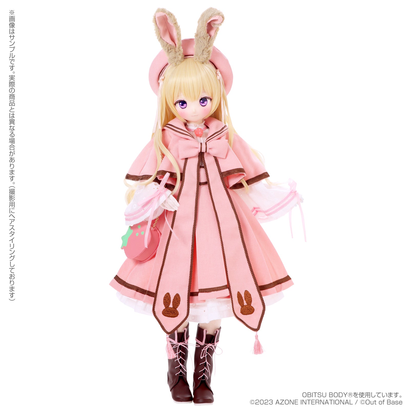 s*t*j x Iris Collect Petit Urara -Fluffy Strawberry Bunny- Strawberry Chocolate Ver. | animota