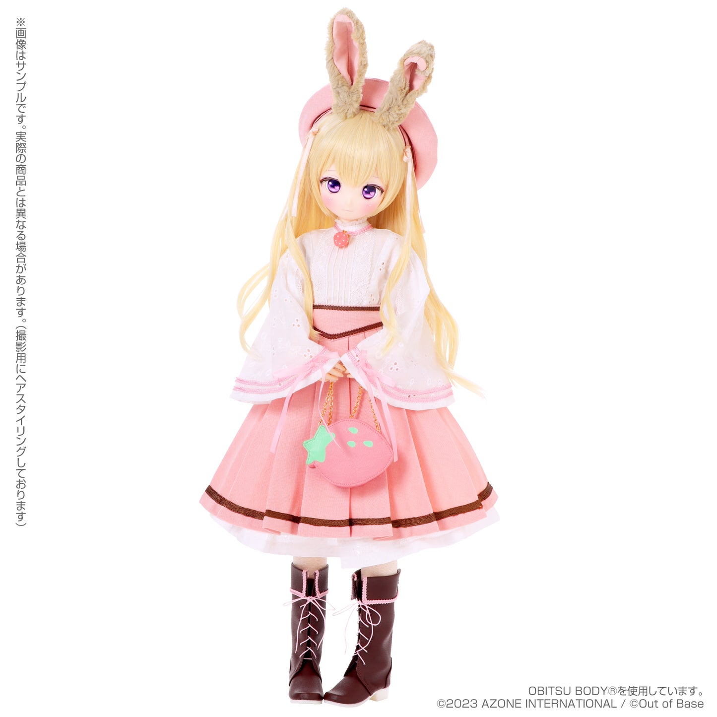 s*t*j x Iris Collect Petit Urara -Fluffy Strawberry Bunny- Strawberry Chocolate Ver. | animota