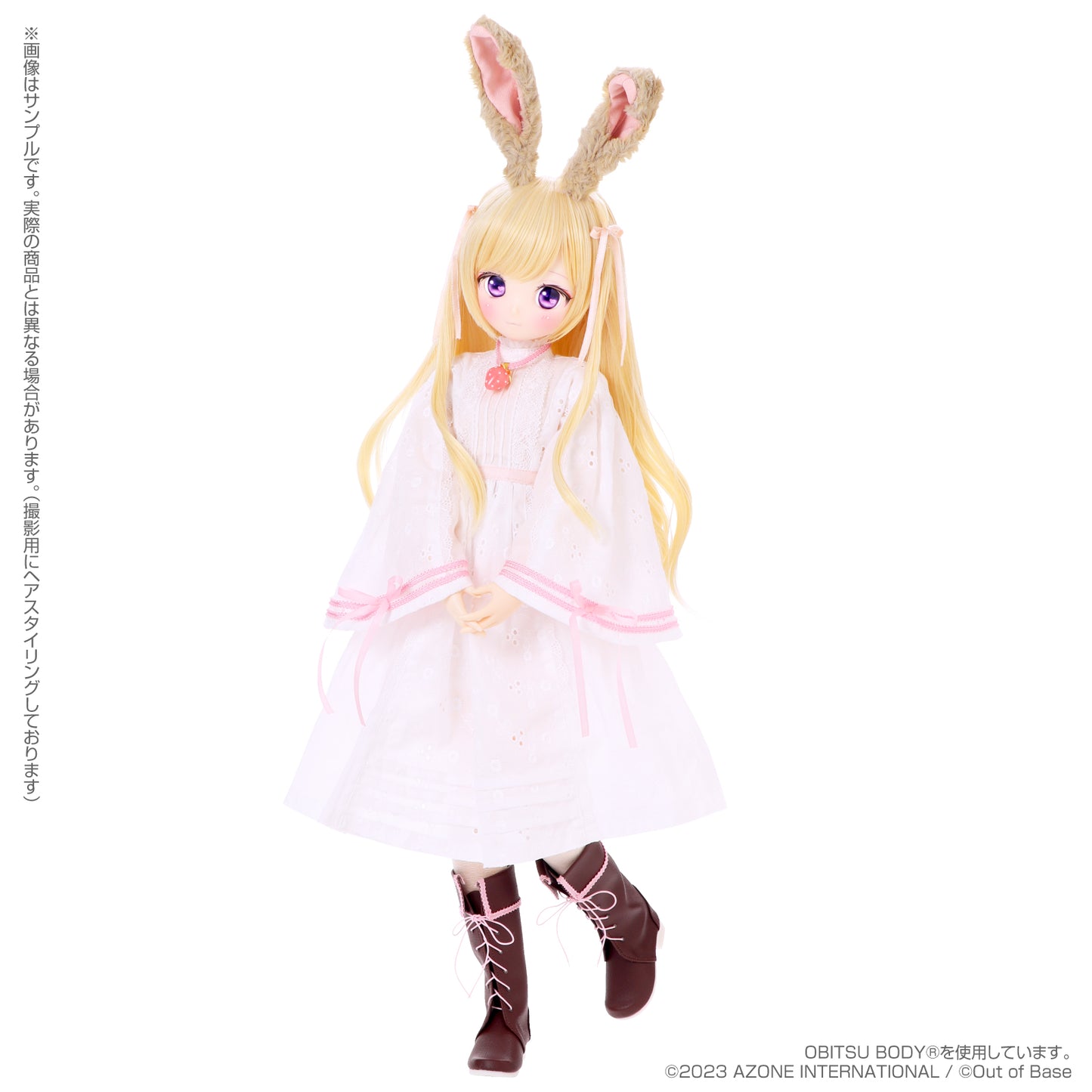 s*t*j x Iris Collect Petit Urara -Fluffy Strawberry Bunny- Strawberry Chocolate Ver. | animota