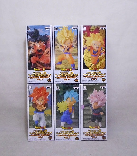 Dragon Ball Super World Collectable Figure -SAIYANS BRAVERY ~ vol.1 6 kinds set 38015 | animota