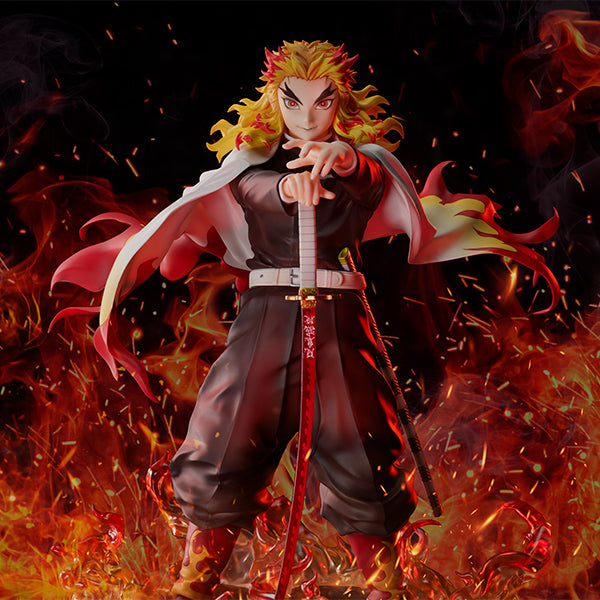 Demon Slayer - Mugen Train Arc. - Kyoujuro Rengoku 1/8th Scale Figure | animota