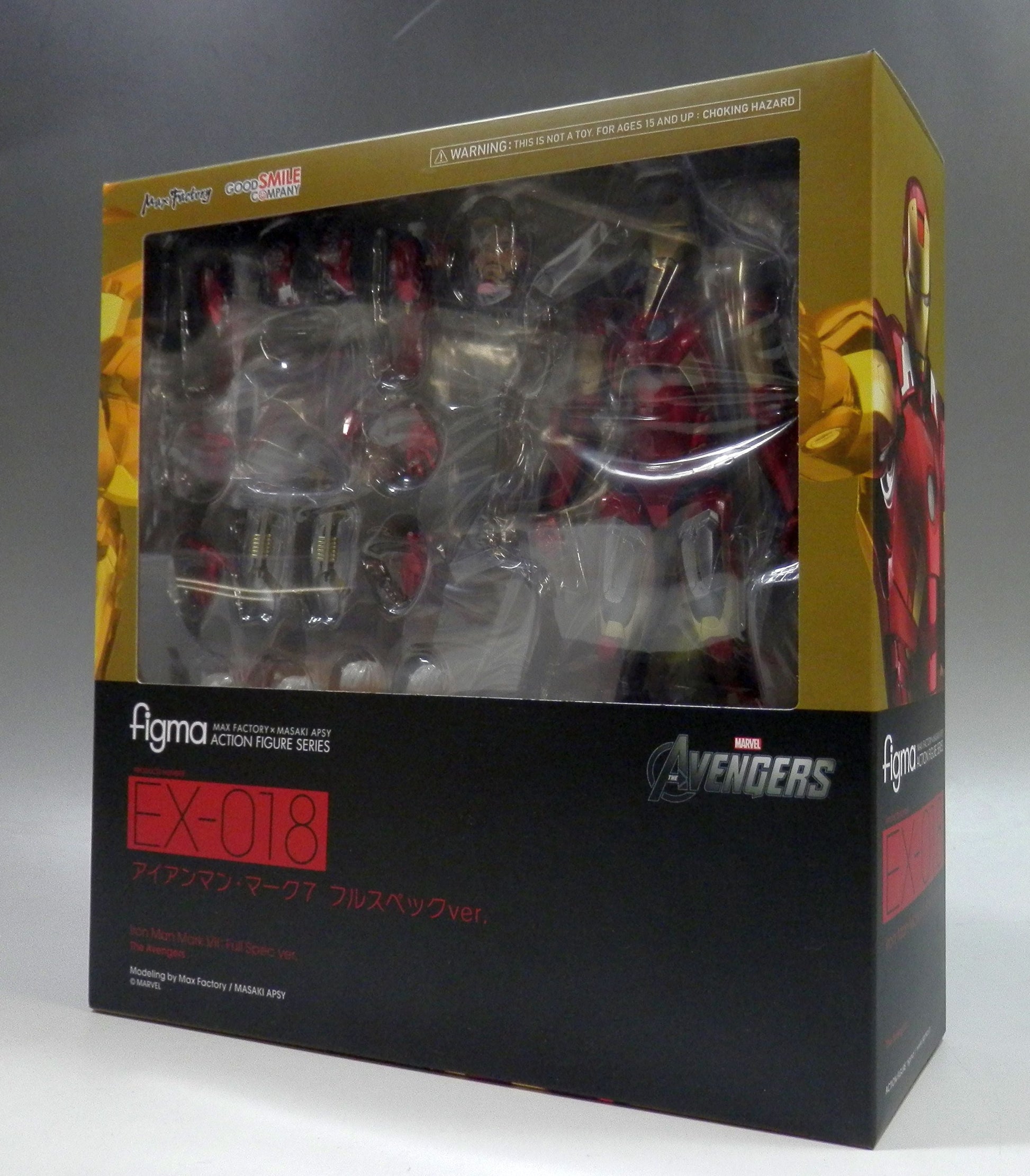 Figma EX 018 Iron Man Mark 7 Full Spec Ver. Avengers | animota