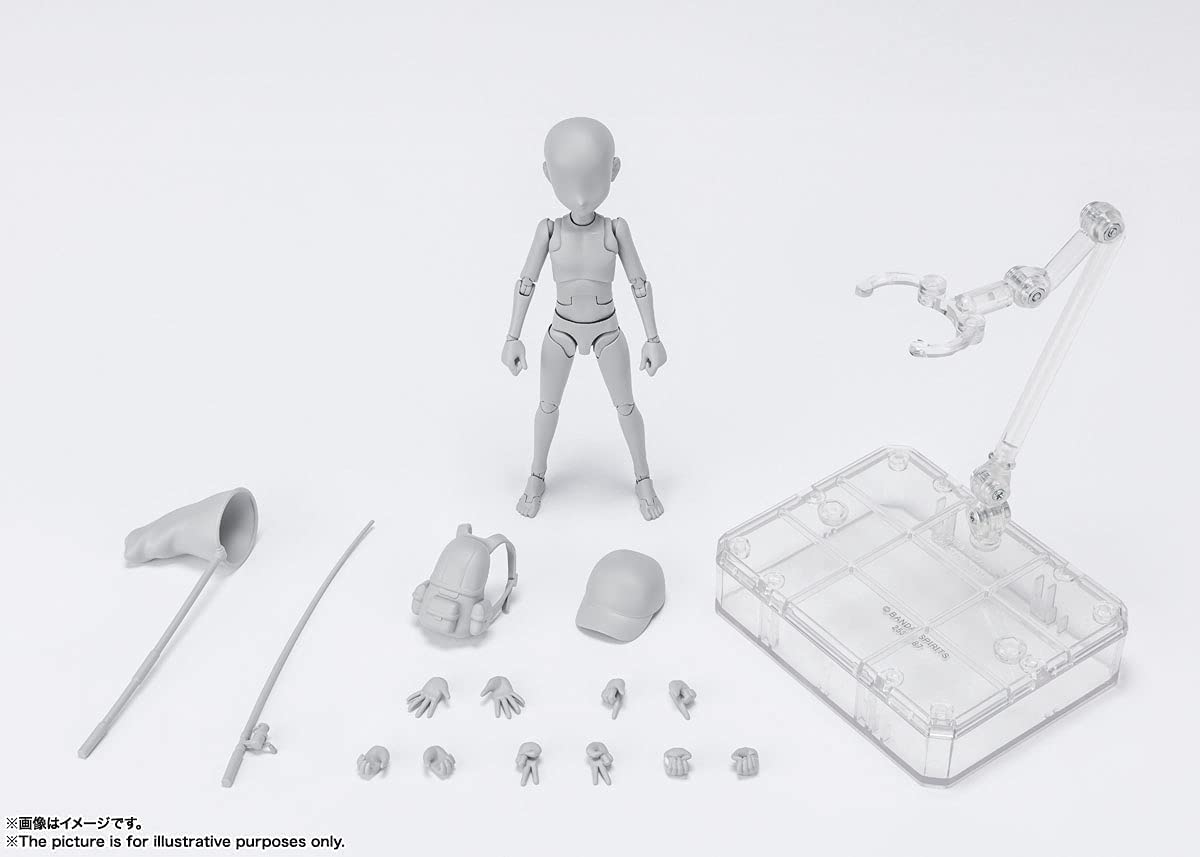 S.H.Figuarts Body-kun -Sugimori Ken- Edition DX SET (Gray Color Ver.) | animota