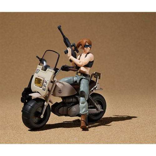 G.M.G. "Mobile Suit Gundam The 08th MS Team" Earth Federation Force V-SP09 Earth Federation Soldier & Earth Federation Force Soldier's Bike | animota