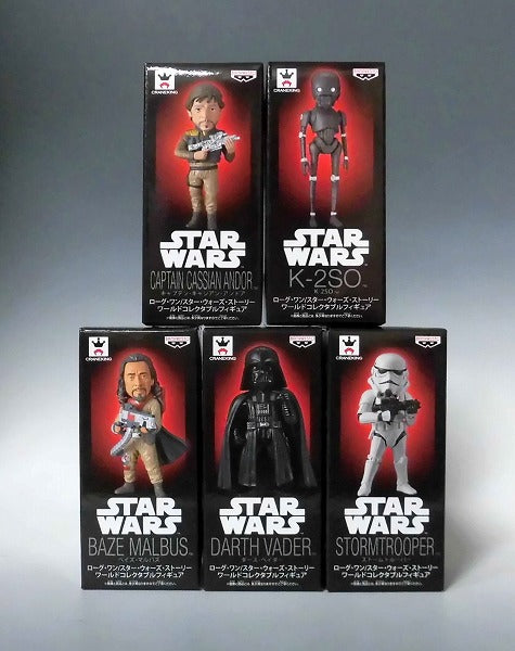 Star Wars Rogue One World Collectable Figure 5 Types Set | animota