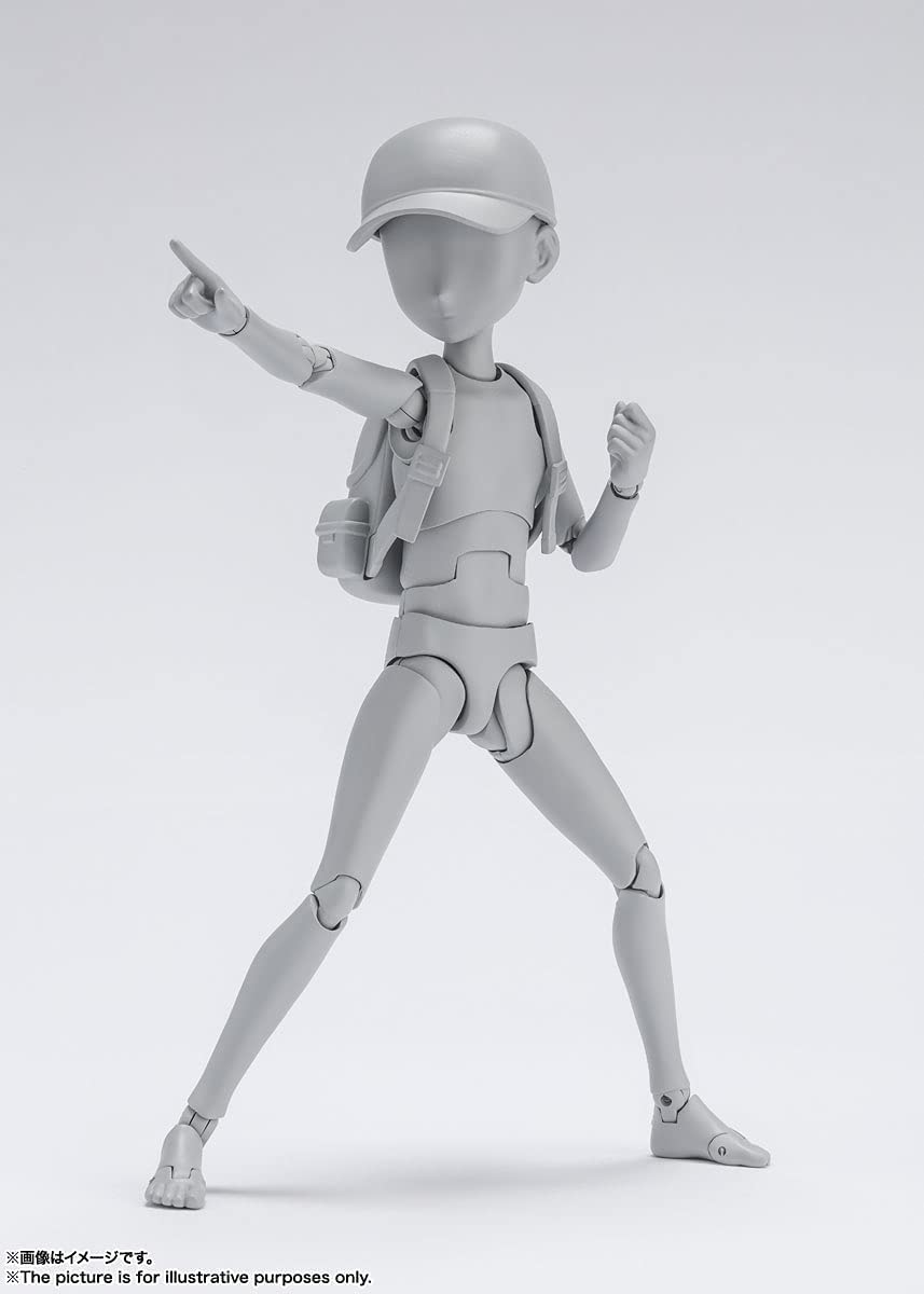 S.H. Figuarts Body-Kun Sports Edition DX Set - Gray Color Version - 15