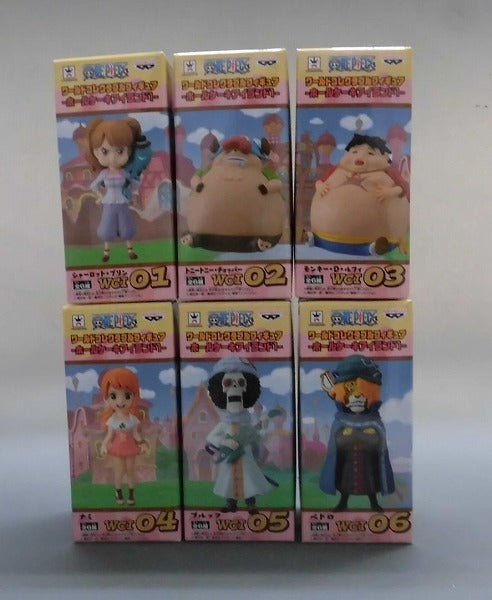 One Piece World Collectable Figure -Hall Cake Island 1-6 types set 38422 | animota