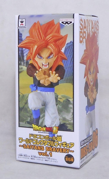 Dragon Ball Super World Collectable Figure -SAIYANS BRAVERY -vol.1 Super Saiyan 4 Gojita 38015 | animota