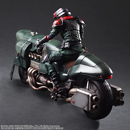 Final Fantasy VII REMAKE PLAY ARTS KAI Elite Motorcycle Security Officer & Motorcycle Set, Action & Toy Figures, animota