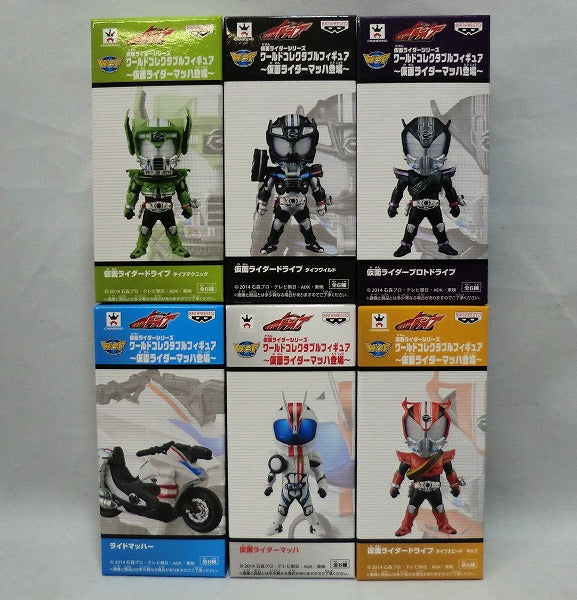 Kamen Rider World Collectable Figure Kamen Rider Mach Appeared All 6 types of sets | animota