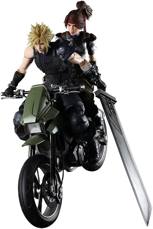 Final Fantasy VII Remake PLAY ARTS Kai Jessie, Cloud & Bike SET | animota