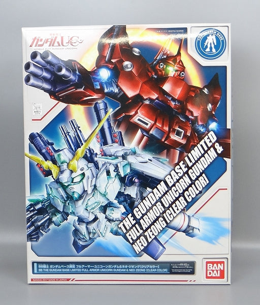 BB Warrior Gundam Base Limited Full Armor Unicorn Gundam & Neo Zeong [Clear Color] | animota