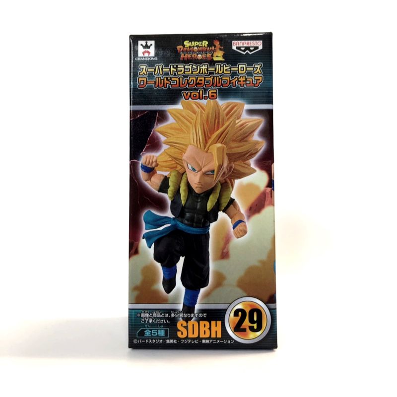 Super Dragon Ball Heroes Heroes World Collectable Figure Vol.6 SDBH29 Super Saiyan 3 Gogita: Xeno 39344 | animota