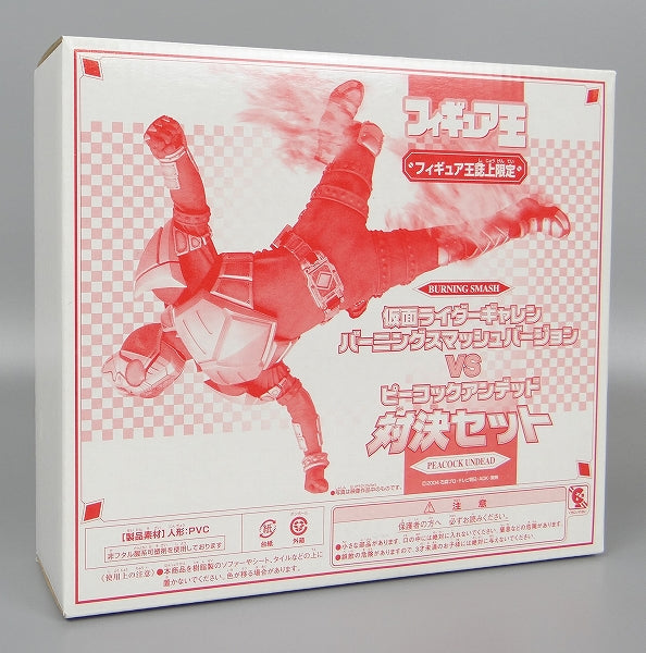 Rider Hero Series Kamen Rider Garen Burning Smash Version VS Peacock Undead Control Set Set Figure Magazine Limited | animota