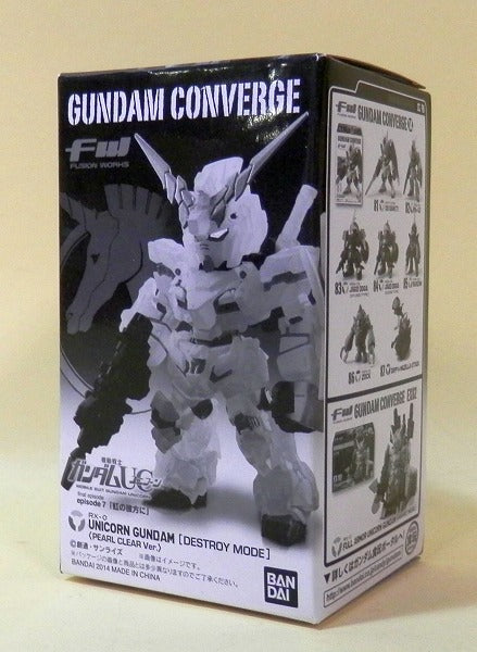 FW Gundam Converge Unicorn Gundam Destroy Mode Pearl Clear Color Ver. | animota