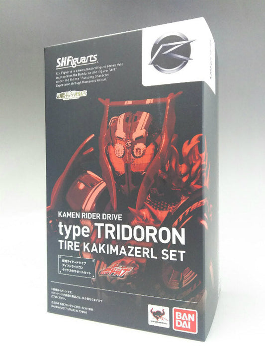 S.H.F Kamen Rider Drive Type Tridron Tire Kakimasale Set | animota