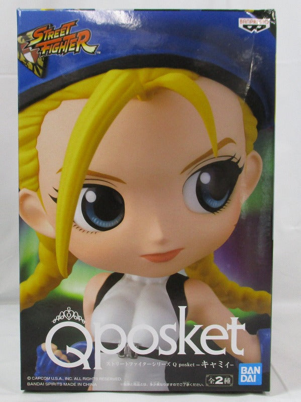 Q Posket Street Fighter Series -Cammy -B Color (Blue Hat / White Clothing) 81960 | animota