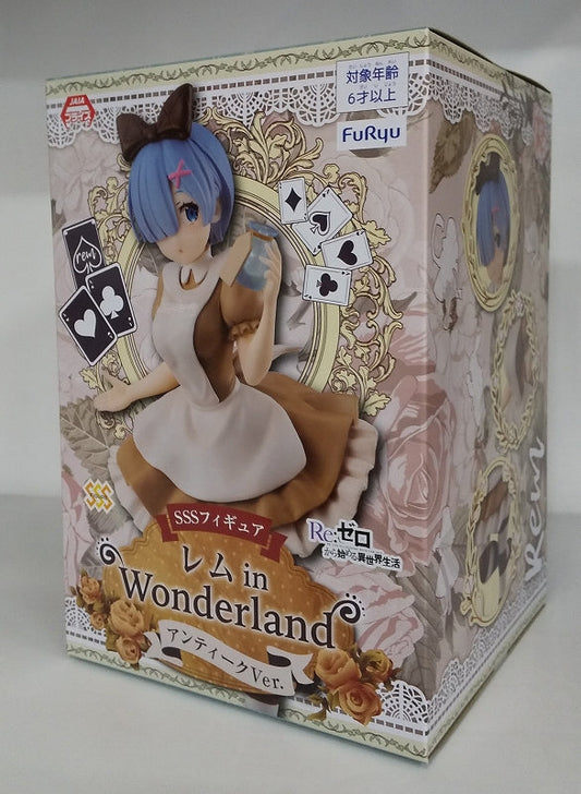 Flue Re: Different World Life SSS Figure Starting from Zero-Rem in Wonderland Antique Ver.- Amu-PRZ10741 | animota