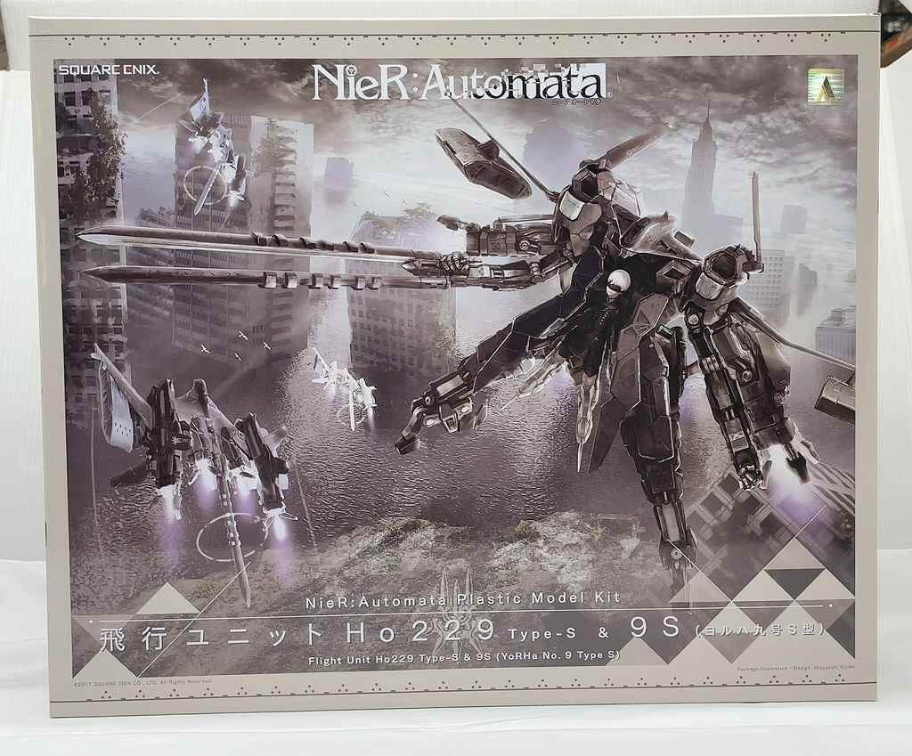 NieR:Automata Plastic Model Kit Flying Unit Ho229 Type-S & 9S (YoRHa No.9 Type S)