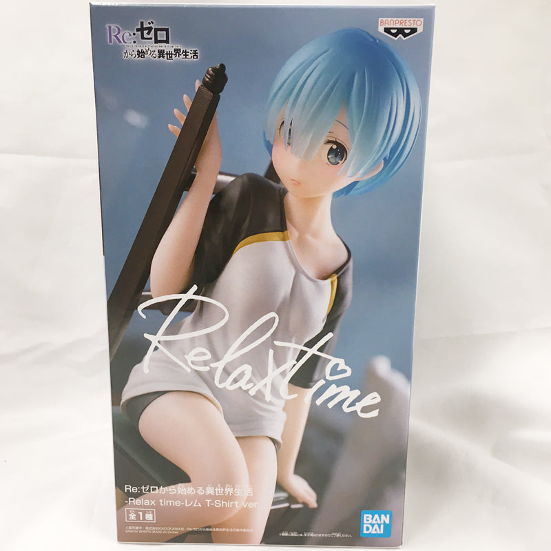 Bandai Spirits RE: Life from Zero Life RELAX TIME REM T-SHIRT Ver. 2538403 | animota