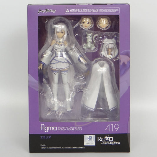 Figma 419 Emilia GOODSMILE ONLINE SHOP Reservation Benefits with "Ice Magical Effect (Large)" (Re: Life in a different world starting from zero) | animota