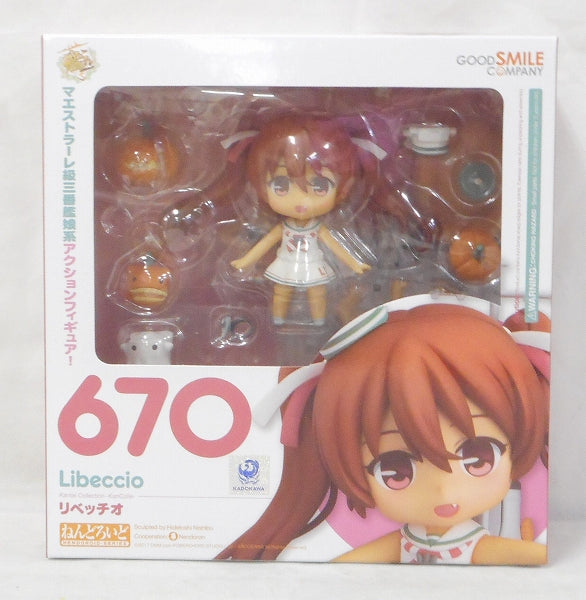 Nendoroid NO.670 Libeccio (Rebeccio) GOOD SMILE ONLINE SHOP Reservation Benefits "Nendoroid Libeccio (RiveCCIO) Special Sleeve / Nendoroid Special Specifications Palder" | animota