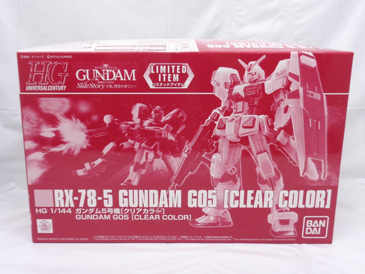 HG 1/144 Gundam No. 5 Clear Color Limited Items Gundam Base Limited | animota