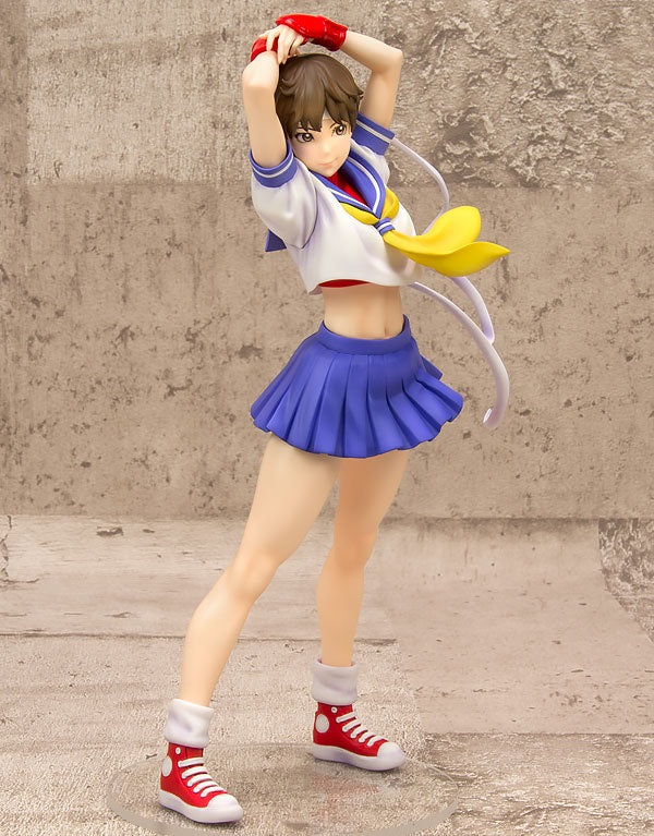 STREET FIGHTER BISHOUJO Sakura -ROUND 2- 1/7 Complete Figure | animota