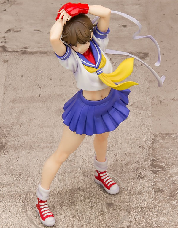 STREET FIGHTER BISHOUJO Sakura -ROUND 2- 1/7 Complete Figure | animota