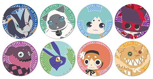 Tales of Series - Trading Mascot Character Tin Badge 8Pack BOX(Released) | animota