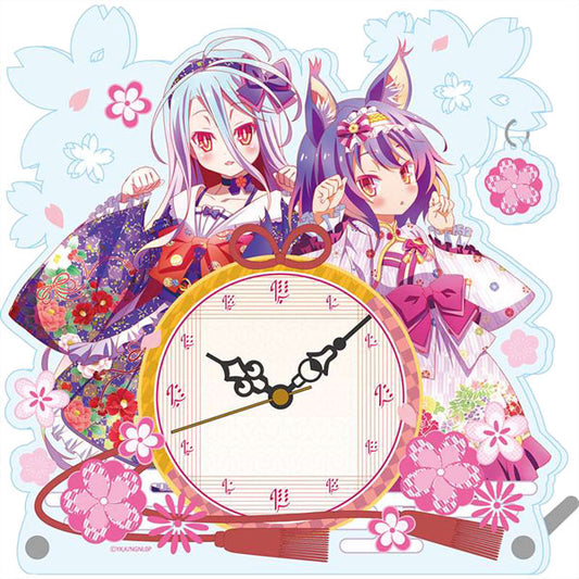 No Game No Life Zero Japanese Lolita ver. Acrylic Clock | animota