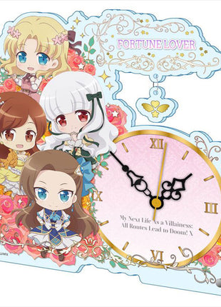 My Next Life as a Villainess: All Routes Lead to Doom! X Petite Choko Acrylic Table Clock B