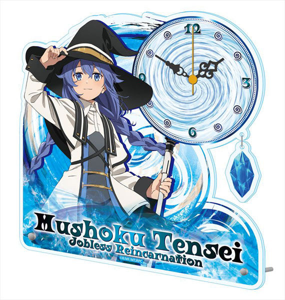 TV Anime "Mushoku Tensei: Jobless Reincarnation -Isekai Ittara Honki Dasu-" Acrylic Table Clock | animota