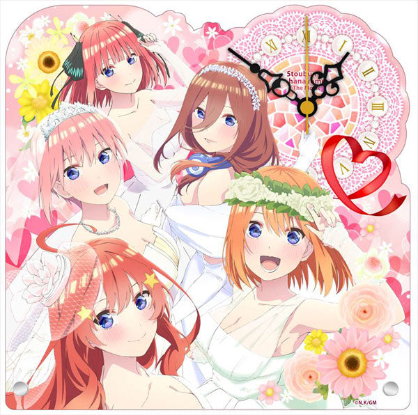 Movie "The Quintessential Quintuplets" Acrylic Table Clock | animota