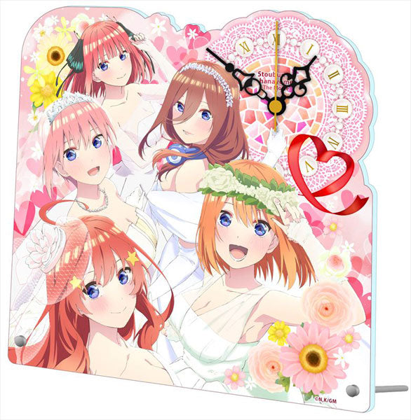 Movie "The Quintessential Quintuplets" Acrylic Table Clock | animota