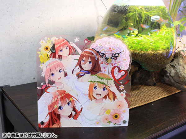 Movie "The Quintessential Quintuplets" Acrylic Table Clock | animota