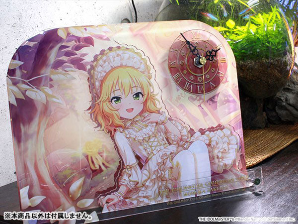 THE IDOLM@STER Cinderella Girls BIG Acrylic Table Clock Momoka Sakurai Innocent White + Ver. | animota