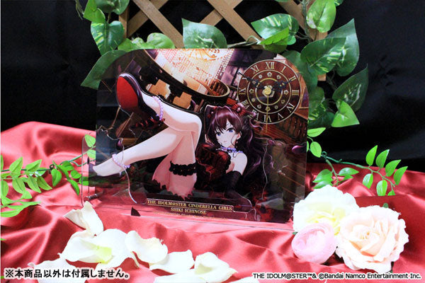 THE IDOLM@STER Cinderella Girls BIG Acrylic Table Clock Shiki Ichinose Invitation Dive + Ver. | animota